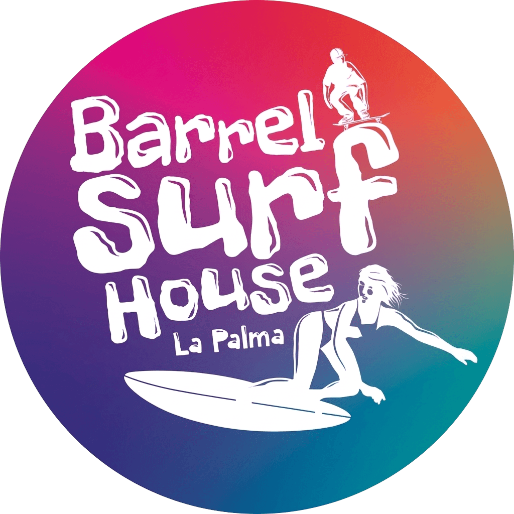 Barrel Surf House La Palma Logo